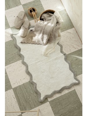 İrya Scallop Tekli Banyo Paspası Bambu 60X100 Yeşil