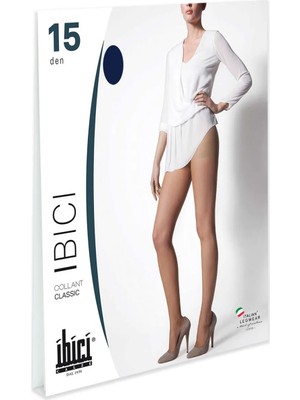 İbici 15 Den. Görünmez Külotlu Çorap - Gri - 1