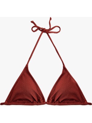Koton Dokulu Üçgen Bikini Üstü
