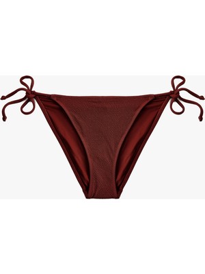 Koton Yanları Bağlamalı Ipli Dokulu Bikini Altı