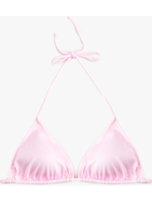 Koton Boyundan Bağlamalı Üçgen Bikini Üstü