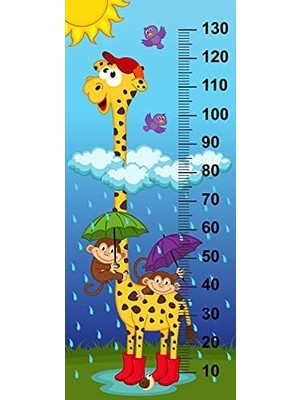 Assess Store Çocuk Odası Bebek Odası Boy Ölçer Boy Cetveli