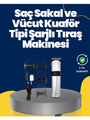 Genel Tedarik 5 Farklı Kesim Tarağıyla Gelen Çok Amaçlı Tıraş Cihazı