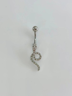 DS LLC Llc Yılan Detaylı Göbek Piercing Ds