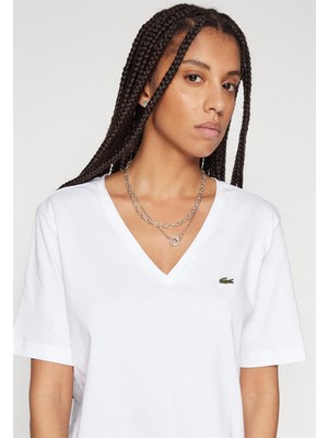 Lacos Bayan V Yaka T-Shirt