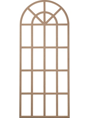 Rafhomestore Dekoratif Oval Duvar Ayna Ham MDF 75x190 cm Şık Tasarım ve Kullanım Kolaylığı