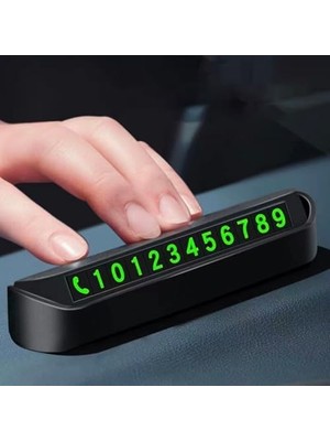 Assess Store Pratik Fosforlu Telefon Numarası Yamzak Için Araç Içi Oto Numaratör Numaralık