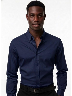 Lacoste Slim Fit Pamuk Paris Gömlek