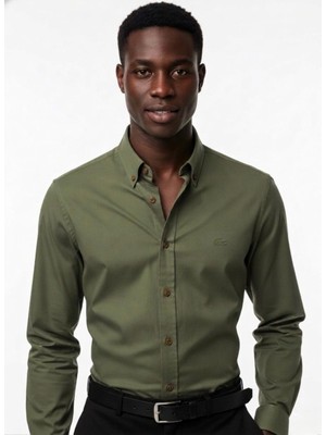 Lacoste Slim Fit Pamuk Paris Gömlek
