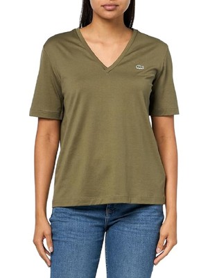 Lacos Bayan V Yaka T-Shirt