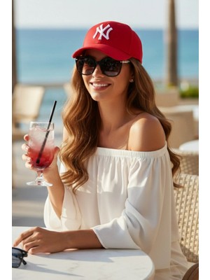 Ritagarcia Ny Nakışlı Unisex Beyzbol Şapkası - Ayarlanabilir Spor Kep