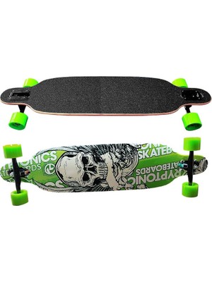 Avessa Profesyonel Abec-7 Longboard Kaykay Lbk-36 PU Materyal Kurukafa Tasarımlı 100 kg Taşıma Kapasitesi