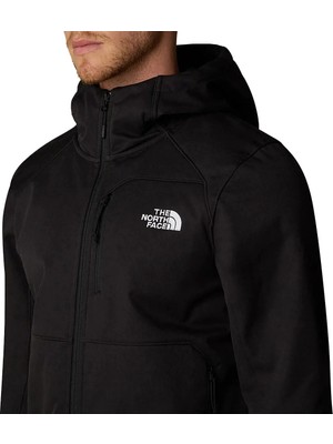 The North Face Erkek Quest Hooded Softshell NF0A3YFP4H01 Mont Rüzgar ve Suya Dayanıklı Siyah Renkli Konforlu Kullanım