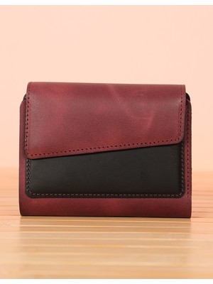 Price And Grace Titan El Yapımı Hakiki Deri Unisex Cüzdan & Kartlık – 12 Kart Kapasiteli, Kağıt Para Bölmeli Gerçek Deri