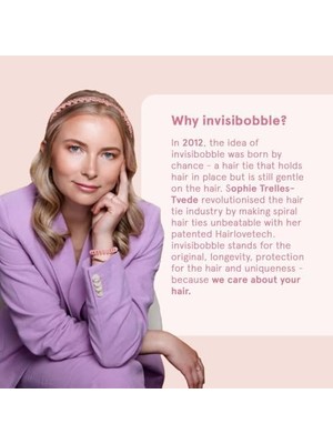 Assess Store Invisibobble - Sprunchıe Extra Care Soft As Silk - Kadife Kumaş Kaplı Saç Tokası