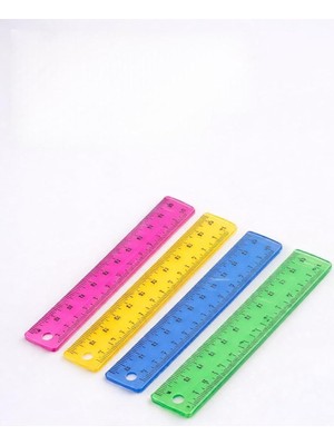 Assess Store Renkli Plastik Cetvel Seti 15 cm – 5 Adet | Şeffaf, Dayanıklı ve Net Ölçüm | Okul, Ofis ve Kırtasiye Kullanımı