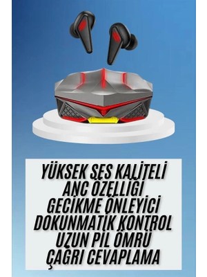 Genel Tedarik Dokunmatik Kontrol Tws Işıklı Kulakiçi Bluetooth Kulaklık Kablosuz Oyuncu Kulaklığı