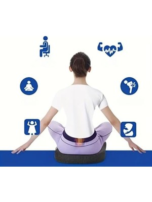 Assess Store Ortopedik Oturma Minderi – Kuyruk Sokumu ve Bel Desteği Için Memory Foam Yastık | Posture Düzeltici, Tekerlekli ve Ofis Sandalyesi Için Ergonomik Minder
