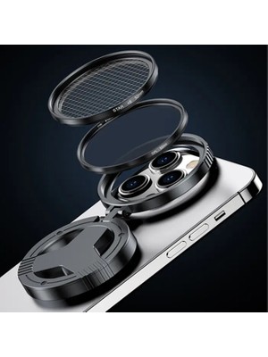 TKÇ Ally Magsafe Uyumlu Manyetik 52MM Cpl Polarize Telefon Kamera Lens Filtresi (Yansıma Önleyici)-(57