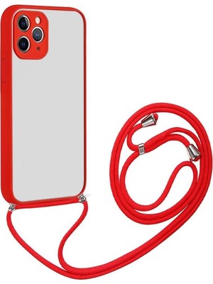 TKÇ Ally iPhone 12 Pro 6.1 Askılı Koruyucu Silikon KILIF-(5775)