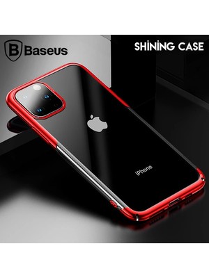 TKÇ Baseus Shining Case Iphone 11 Pro Max 6.5 Ultra Ince Silikon KILIF-(5775)