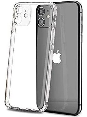 TKÇ Gor Iphone 12 Pro 6.1 Inch Kılıf Kamera Korumalı Şeffaf Silikon KILIF-(5775)