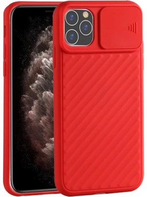 TKÇ Ally Iphone 11 Pro 5.8 Kılıf Kamera Kapatan Koruyucu Sürgülü KILIF-(5775)