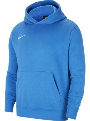 Nike Team Park 20 Mavi Kapüşonlu Sweatshirt Erkek Çocuk İçin Rahat Kesim Tasarım Sezonluk CW6896-463