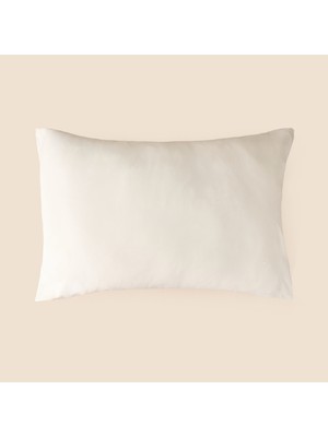 Evidea Soft Eco 2'li Yastık Kılıfı - Ekru - 50X70 cm