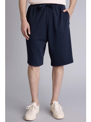 DeFacto Baggy Fit Lastikli Bel Şort G4183AX26SM