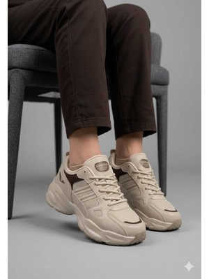 Mcdark Kadın Vizon Sararmaz Taban Sneaker Ayakkabı