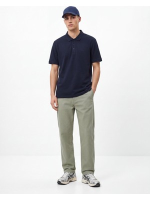 LTB Basic Pike Polo Yaka Lacivert T-Shırt