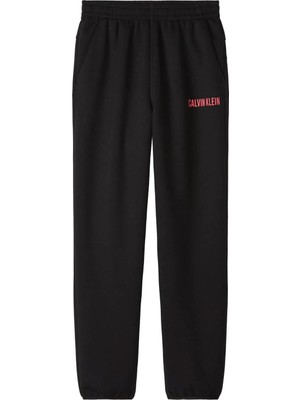 Calvin Klein Jeans Siyah Erkek Rahat Baskılı Sweatpant LVGMF5P7053IT Siyah Eşofman Altı