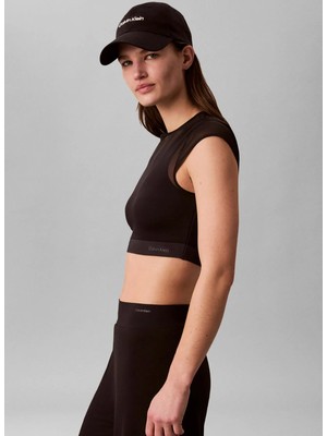 Calvin Klein Siyah Kadın Bluz Icon Sport Sculpt Top