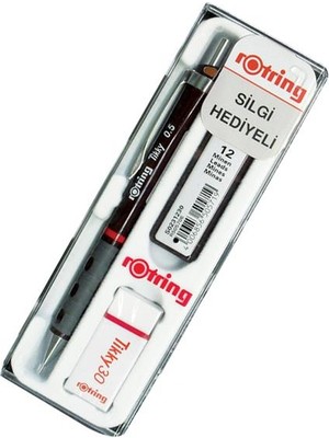  rotring tikky rd set 0,7 mm versatil kalem+min+silgi hediyeli ro-kk07-07