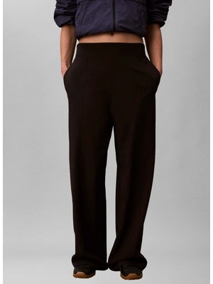 Calvin Klein Siyah Kadın Standart Pantolon Commuter Woven Pant