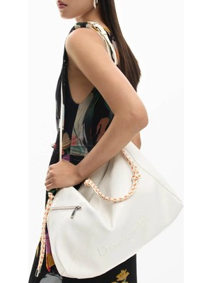 Desigual Beyaz Kadın Omuz Çantası 26SAXPA71008