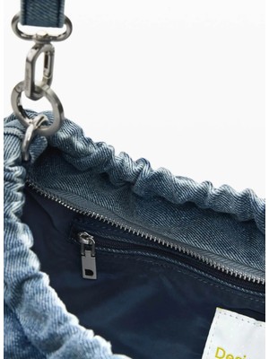Desigual Mavi Kadın Omuz Çantası 26SAXD055005