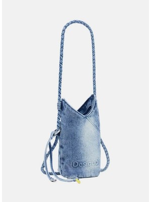Desigual Mavi Kadın Omuz Çantası 26SAYD035005