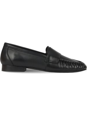 Bueno Shoes Siyah Deri Kadın Loafer 39WA7800 39WA7800