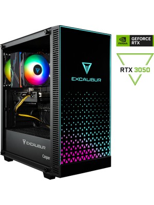 Casper Excalibur E65H.265K-BX50A-0HC Series 2 Intel Core Ultra 7-265KF 16GB 2tb Rtx 3050 W11H Hava Soğutucu