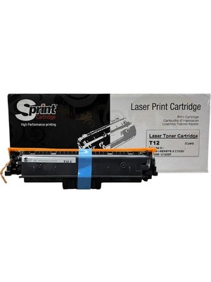 Sprint S-Prınt T12 Mavi Toner - Çipli (5,3k*)