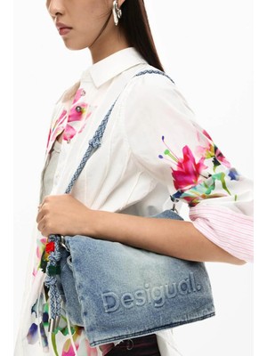 Desigual Mavi Kadın  Omuz Çantası 26SAXD285005