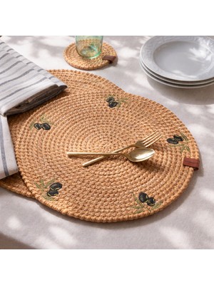 Evidea Soft Olive Supla - Bej - 33X33 cm