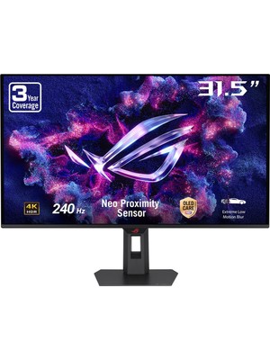 Asus Rog Strix OLED XG32UQDMS 31.5 Inç 240Hz 0.03MS 4K UHD Adaptive Sync Qd-Oled Gaming Monitör