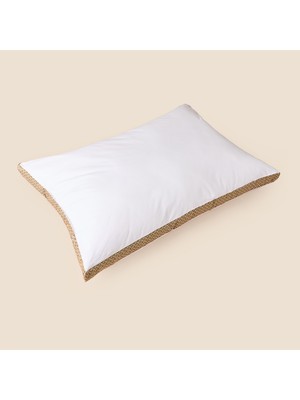 Evidea Soft Dar Dokumalı Mikrojel Yastık - Beyaz - 45X65 cm