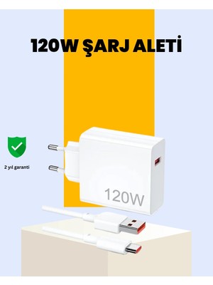 Genel Tedarik 120 Watt Type C Hızlı Şarj Cihazı  Reno 4 5 6 Uyumlu