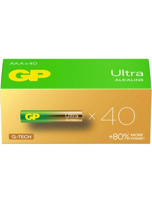 Senka Gp Ultra Alkalin Aaa Ince Kalem Pil 40'lı Paket