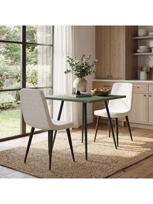 Enza Home Baffin Mutfak Masası Yeşil