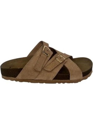 Kemal Tanca 862 M-680 Kadın Hakiki Deri Terlik
